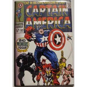 Captain America Marvel Comics Group Big Premiere Issue Comic‎ Book Art